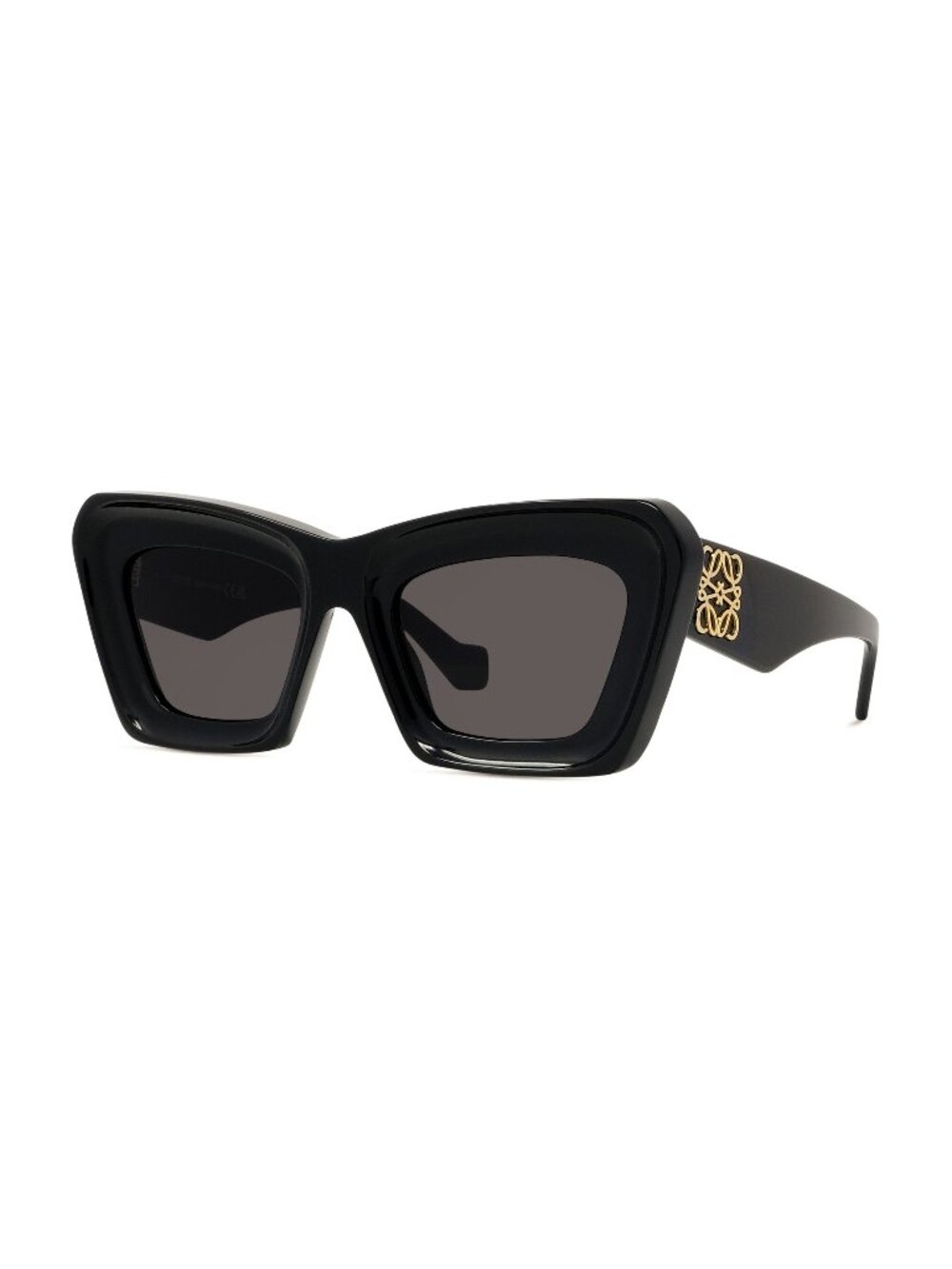 New LOEWE Women's Sunglasses Acetate Frame ANAGRAM LW40145I 01A 52 Black Cat Eye